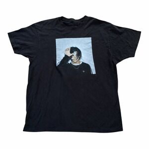 Yungblud Graphic T-Shirt Mens Black Short Sleeve Crew Neck Portrait Print Tee